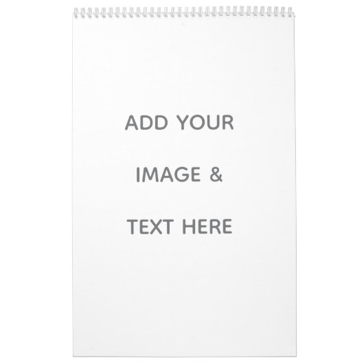 Create Your Own white カレンダー (カバー)