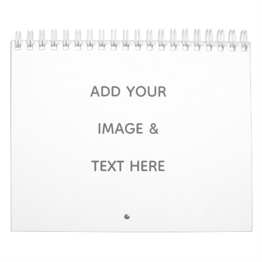 Create Your Own white  カレンダー (カバー)