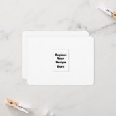 Create Your Own white  カード (正面/裏面インサイチュ)