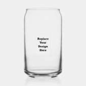 Create Your Own white  ガラス缶 (正面)