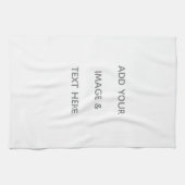 Create Your Own white  キッチンタオル (横)