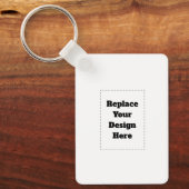 Create Your Own white キーホルダー (正面)
