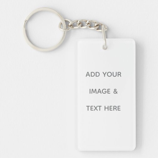 Create Your Own white キーホルダー (正面)