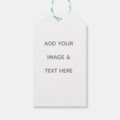 Create Your Own white  ギフトタグ (正面)