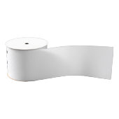 Create Your Own white  グログランリボン (リール)