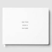 Create Your Own white ゲストブック (正面)