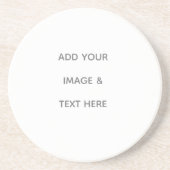Create Your Own white コースター (正面)