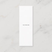 Create Your Own white コーリングカード (正面)