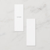 Create Your Own white コーリングカード (正面/裏面)