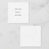 Create Your Own white  コーリングカード (正面/裏面)