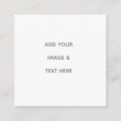 Create Your Own white  コーリングカード (正面)