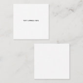 Create Your Own white コーリングカード (正面/裏面)