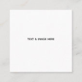 Create Your Own white コーリングカード (正面)