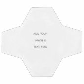 Create Your Own white  サッカーボール (フラット)