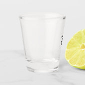 Create Your Own white  ショットグラス (左)