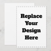Create Your Own white  シーズンカード (正面/裏面)