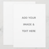 Create Your Own white  シーズンカード (正面/裏面)