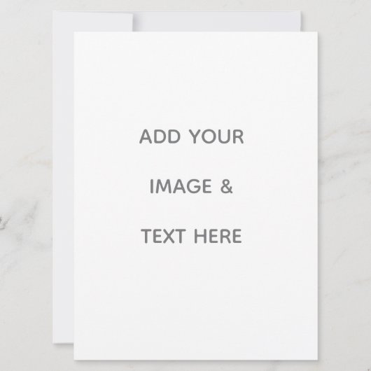 Create Your Own white  シーズンカード (正面)