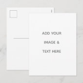 Create Your Own white  シーズンポストカード (正面/裏面)