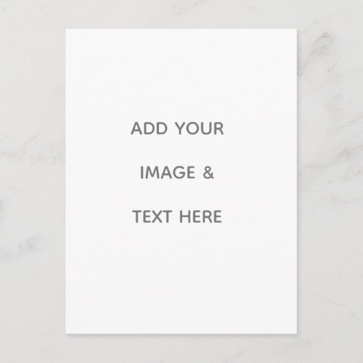Create Your Own white  シーズンポストカード (正面)