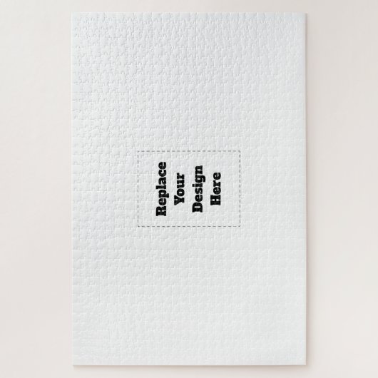 Create Your Own white  ジグソーパズル (縦)