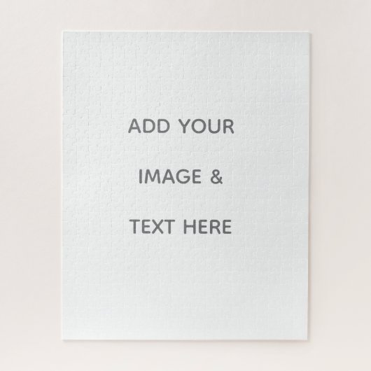 Create Your Own white  ジグソーパズル (縦)