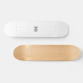 Create Your Own white  スケートボード (横)