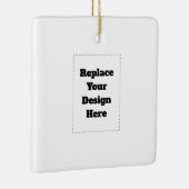 Create Your Own white セラミックオーナメント (右)