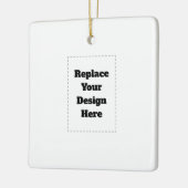 Create Your Own white  セラミックオーナメント (左)