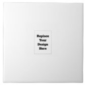 Create Your Own white  タイル (正面)