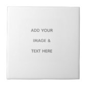 Create Your Own white  タイル (正面)