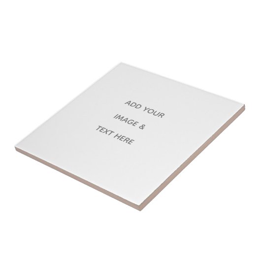 Create Your Own white  タイル (側面)