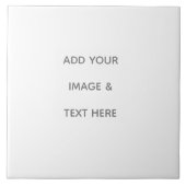 Create Your Own white  タイル (正面)