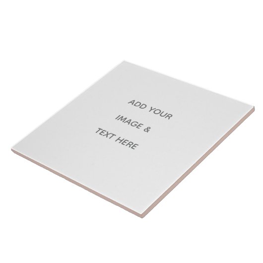 Create Your Own white  タイル (側面)