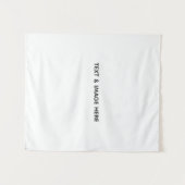 Create Your Own white タペストリー (正面(横))