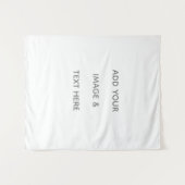 Create Your Own white  タペストリー (正面(横))