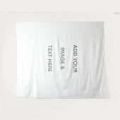 Create Your Own white  タペストリー (正面(横))