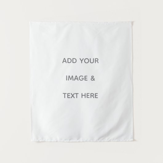 Create Your Own white タペストリー (正面)