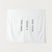 Create Your Own white タペストリー (正面(横))