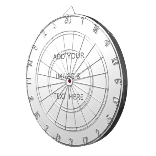 Create Your Own white  ダーツボード (正面右)