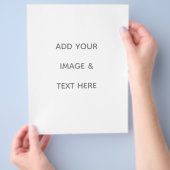 Create Your Own white  チラシ (手)