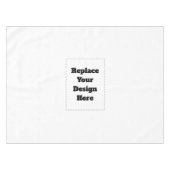 Create Your Own white  テーブルクロス (正面(横))