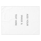 Create Your Own white  テーブルクロス (正面(横))