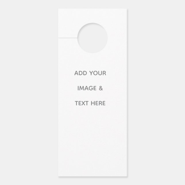 Create Your Own white  ドアノブサイン (正面)
