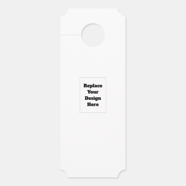 Create Your Own white  ドアノブサイン (正面)