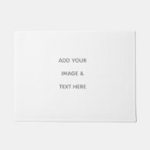 Create Your Own white  ドアマット (正面)