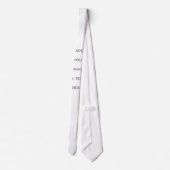 Create Your Own white  ネクタイ (裏面)