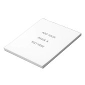 Create Your Own white  ノートパッド (回転)