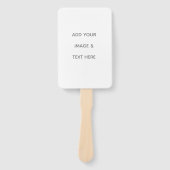 Create Your Own white  ハンドファン (正面)