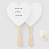 Create Your Own white  ハンドファン (正面&裏面)